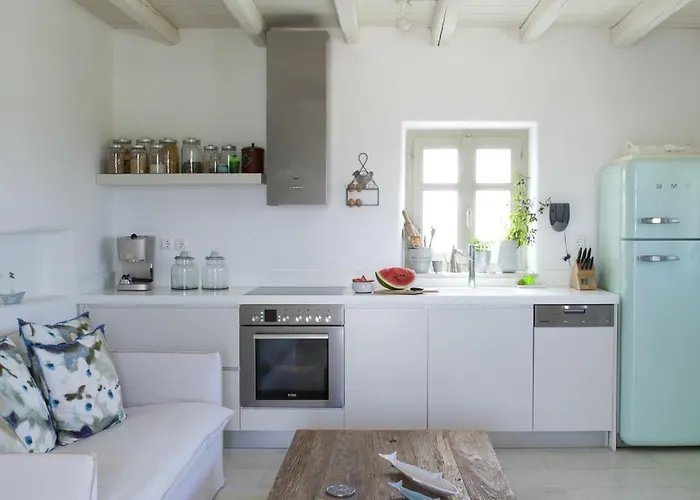 فيلة Sea Paros With Panoramic Views Over Naoussa Bay Protorgia