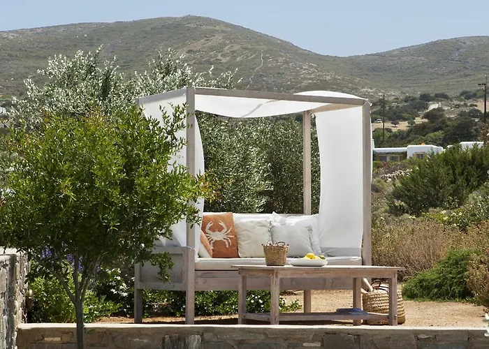 فيلة Sea Paros With Panoramic Views Over Naoussa Bay Protorgia